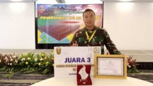 Kapendam Cenderawasih Raih Prestasi di Lomba Esai Penerangan TNI-AD