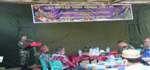 Satgas YR 100/PS Gelar Syukuran Natal 2020 dan Tahun Baru 2021