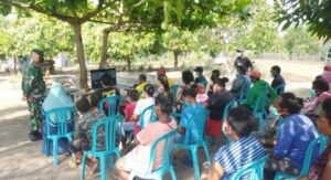 Warga Desa Sarsang Diedukasi Prokes Cegah Penyebaran Covid-19