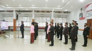 Mabes Polri Gelar Sertijab Kapolri, Kapolda Papua dan Jajaran Hadir Secara Virtual  