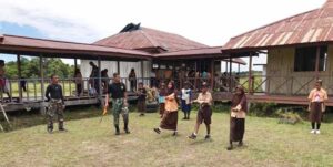 Pelajar di Perbatasan RI-PNG Jalani Kegiatan Tingkatkan Nasionalisme