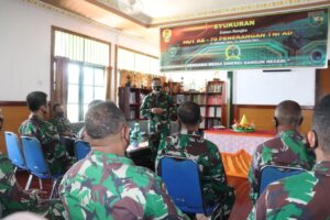 Pendam Cenderawasih Gelar Syukuran HUT Ke 70 Penerangan TNI – AD