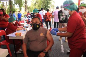 Pasca Disuntik Vaksin Covid -19, Kapolresta: Keadaan Saya Baik Dan Tetap Sehat