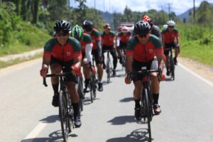 Pangdam Cenderawasih Gowes Tempuh Jarak 110 KM ke Perbatasan RI–PNG