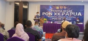 PB PON XX Gelar Pelatihan Jurnalis Peliputan PON Papua