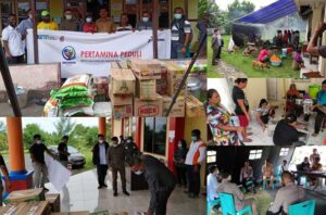 PT Pertamina Peduli Bencana Banjir Halmahera Utara