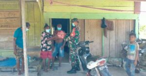 Pererat Tali Persaudaraan, Babinsa Mapurujaya Rutin Anjangsana