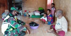 Peduli Sesama, Babinsa di BVD Anjangsana ke Rumah Warga Binaan