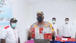 Kapolda Tinjau Posko Covid-19 PPKM Mikro – Sekretariat Kampung Tangguh RM Papeda