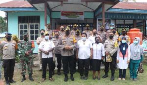 Kapolda Tinjau Posko Covid-19 PPKM Mikro - Sekretariat Kampung Tangguh RM Papeda 2 Kapolda Pap Sekretariat Kp Tangguh RM Papede