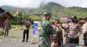 Cegah Covid-19, Kodim PJ Gelar Yustisi Penegakan Disiplin Prokes