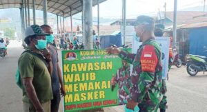 Tekan Covid-19, Warga Serui Diajak Terapkan 5M