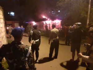 Dipengaruhi Miras, AI Bakar Kantor Sekretariat SSB Emsyk Waena