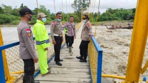 Polsek Muaratami Laksanakan Patroli Siaga Cuaca Buruk