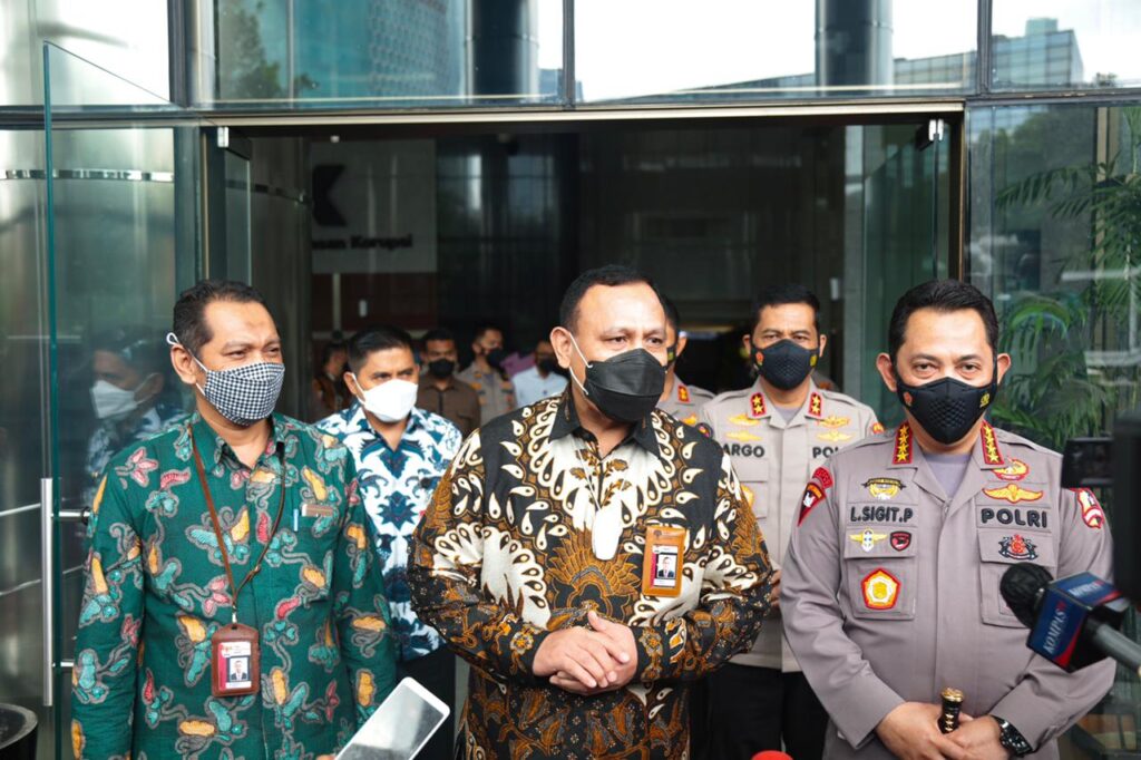 Kapolri Kunjungi KPK Bahas Penguatan SDM, Pencegahan dan Joint Investigasi
