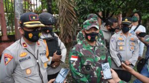 Korem 172/PWY Backup Polresta Jayapura Amankan Aksi Mimbar Bebas Mahasiswa Uncen
