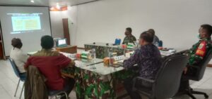 Dandim 1702/Jayawijaya Ikut Rakornis TMMD ke-110 Secara Virtual