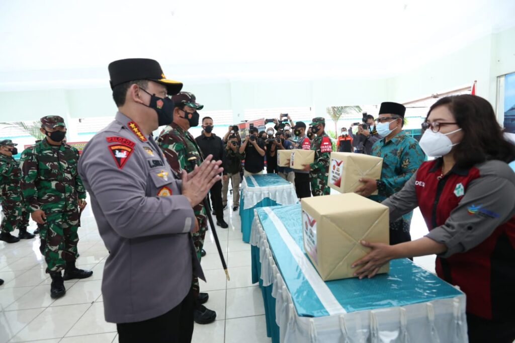 Tinjau Pelaksanaan PPKM di DIY, Kapolri Minta Warga Patuhi Prokes