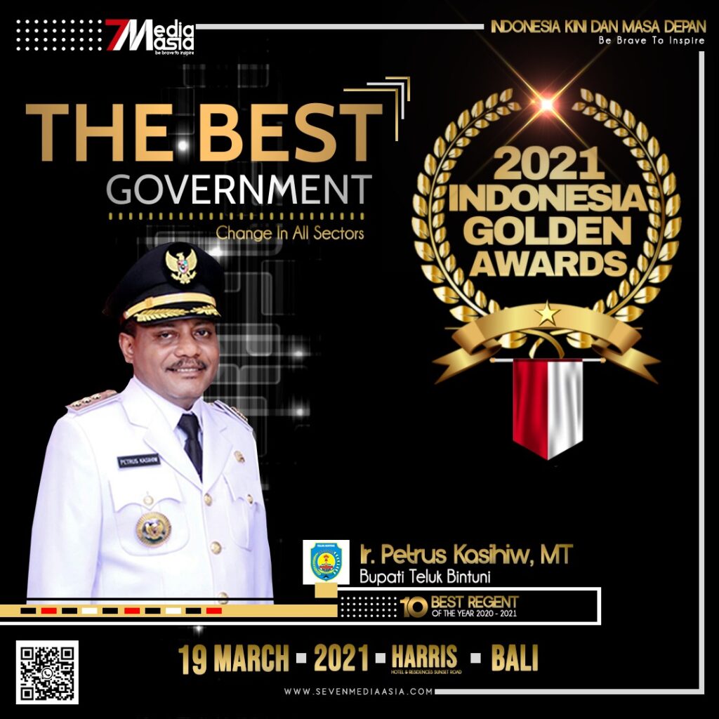 Top.! Bupati Petrus Kasihiw Terima Awards The Best Government