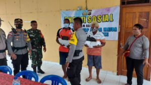 Wujud Sinergitas, TNI-Polri Gelar Bakti Sosial Bersama di Merauke