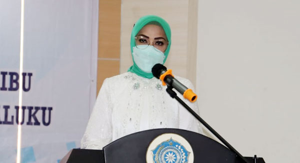 MT Nur Asiah Silaturahmi Perdana dengan TP PKK Maluku 15 Widya MT Asiah Siturahmi Perdana