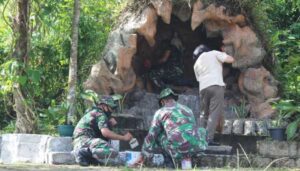 Sambut Paskah, Bintaldam Cenderawasih Karya Bhakti di Abe Pantai