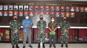 Pangdam Cenderawasih Terima Kunjungan DETIKDA Papua