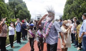 Pasca Dilantik Jadi Kapolda, Irjen Pol Fakhiri Tiba di Papua