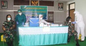 Prajurit Kodam Cenderawasih Terima Suntikan Vaksin Covid-19 Tahap II