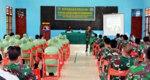 Kumdam Cenderawasih Beri Penyuluhan Hukum bagi Prajurit TNI dan Persit di Sarmi