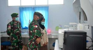 Pangdam Cenderawasih Cek Kesiapan Lab PCR di RS Tk IV Merauke