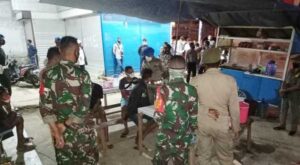 Satgas Covid Kodim Jayapura Rutin Gelar Patroli Yustisi