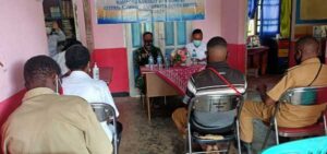 Sukseskan TMMD BVD, Puskesmas Kawagit Sosialisasikan Pembuatan Jamban