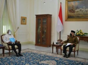 Bertemu Wapres, Gubernur Mandacan Sampaikan 7 Point Usulan Pembangunan