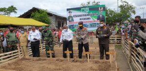 Kodam XVIII/Kasuari Gandeng Pemprov Laksanakan Tanam Ketahanan Pangan Keluarga