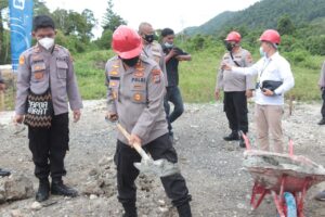 Kapolda Letakkan Batu Pertama, Perumahan Bhayangkara Mulai Dibangun