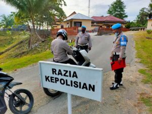Propam Polres Sarmi Operasi Gaktibplin Terhadap Personel