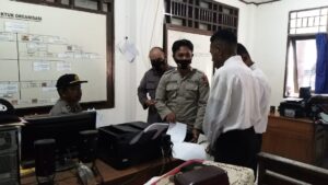 Polres Sarmi Fasilitasi Verifikasi Online Peserta Calon Bintara Polri
