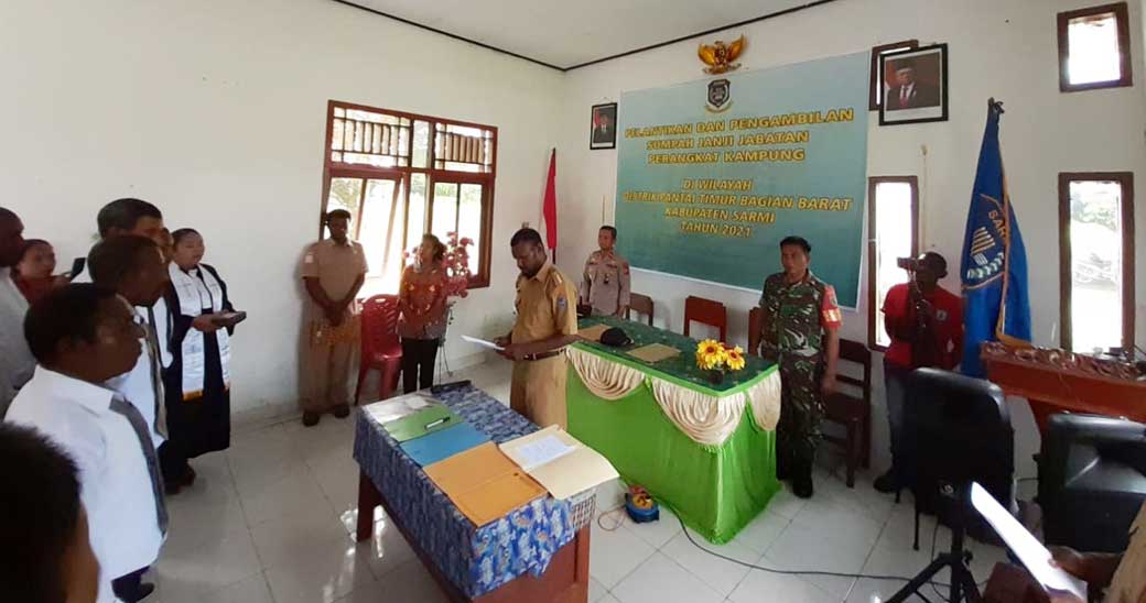 Babinsa Pantai Timur Kepala kp lantik