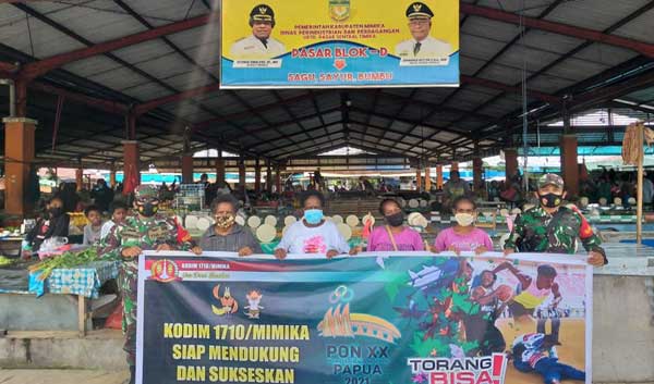 Kodim Mimika Kampanye PON XX