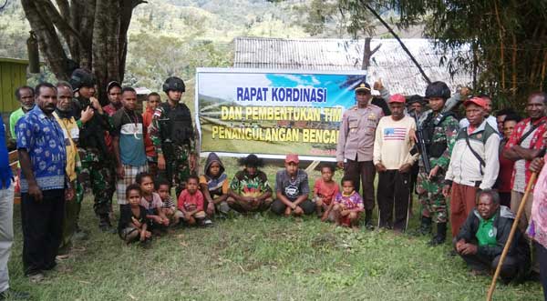 Satgas TNI Tim Tanggap Bencana Kurima