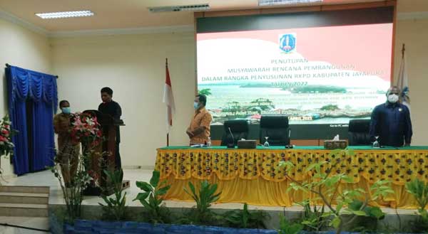 Musrenbang RKPD 2022 Resmi Ditutup, Ini Harapan Bupati Jayapura