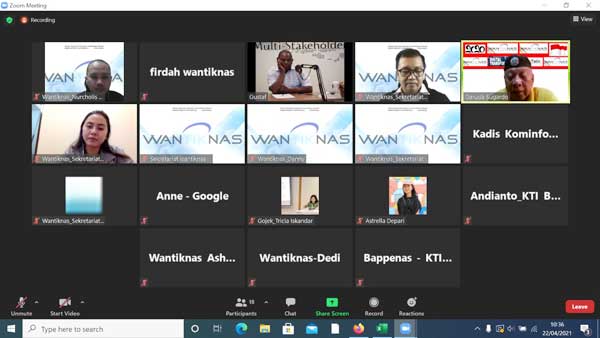 Wantiknas Pertemuan Virtual PON XX
