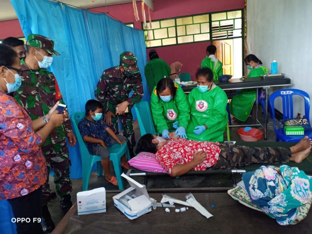 Kodim 1801/MKW Gandeng BKKBN Gelar KB Kesehatan Gratis