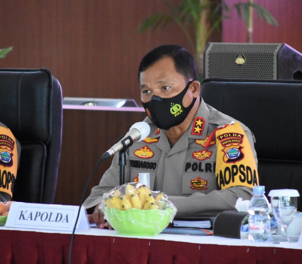 Polda PB BKO 2 SST Brimob Amankan PSU Teluk Wondama