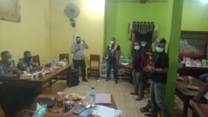 Satlantas Polres Sarmi Sosialisasi Protokol Tertib Berlalu Lintas Bagi Club Motor