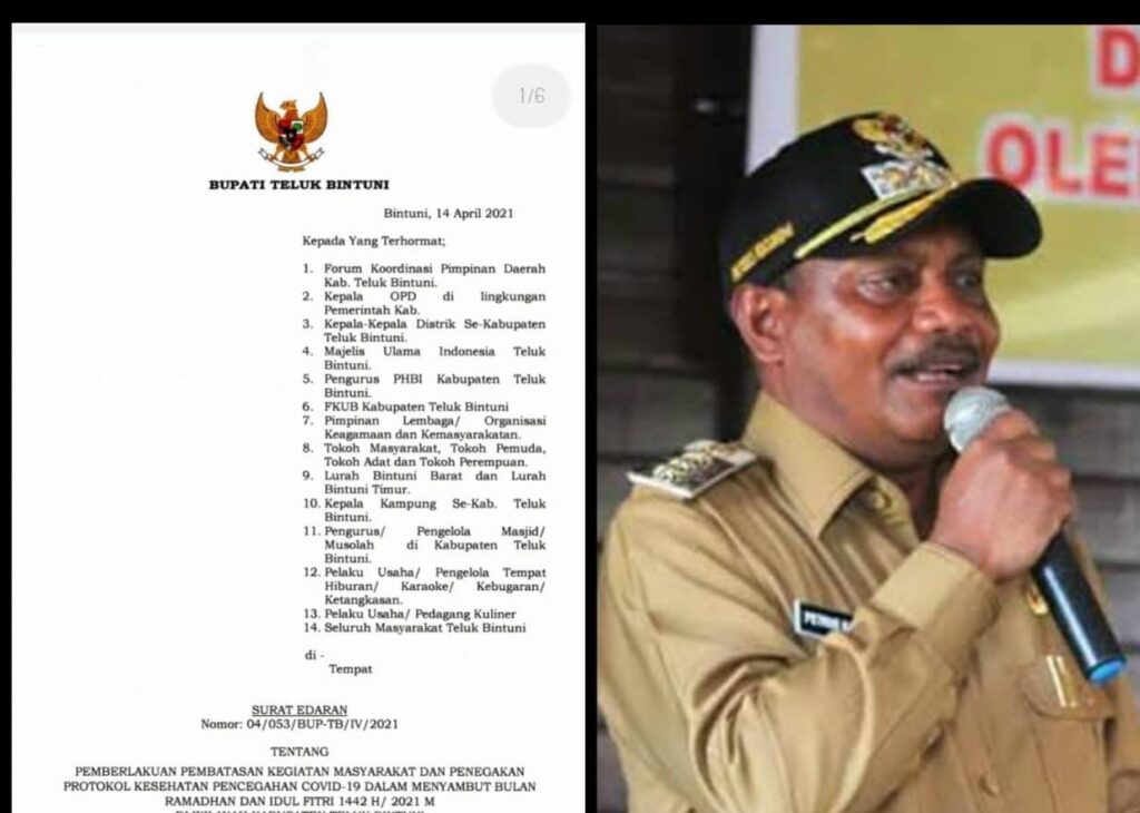 Tegakan Prokes, Pemkab Teluk Bintuni Larang THM Beroperasi