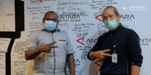 Kadis Kominfo Kabupaten Jayapura Bertemu CEO Antara Digital Media, Ini Pembahasannya