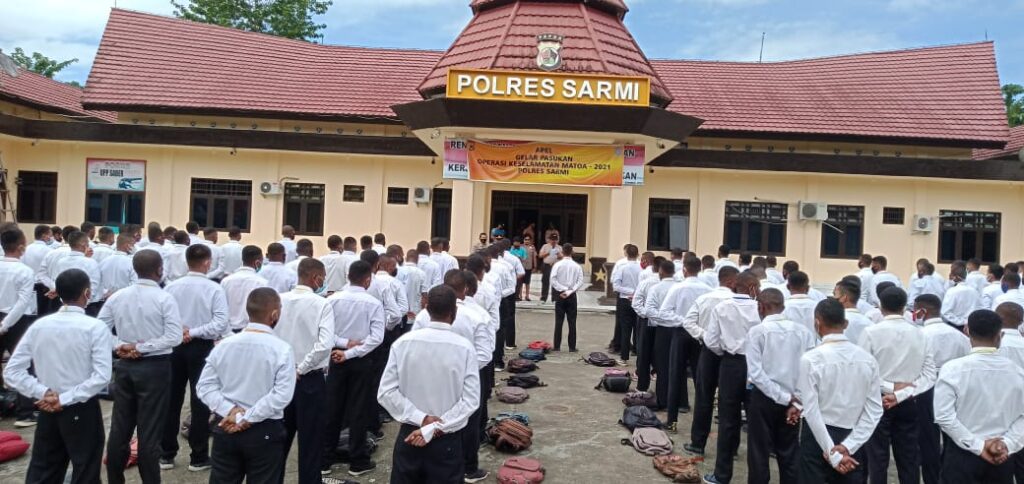 201 Casis Bintara Polri Lulus Seleksi Rikmin Awal di Polres Sarmi