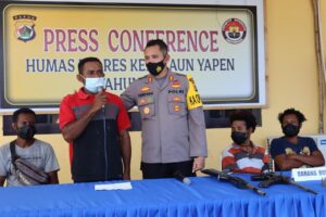 5 Anggota KKB Kepulauan Yapen Serahkan Diri Bergabung ke NKRI